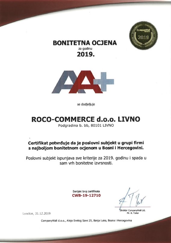 Certifikat kvalitete